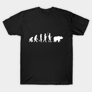 Evolution of Man Druid Bear T-Shirt